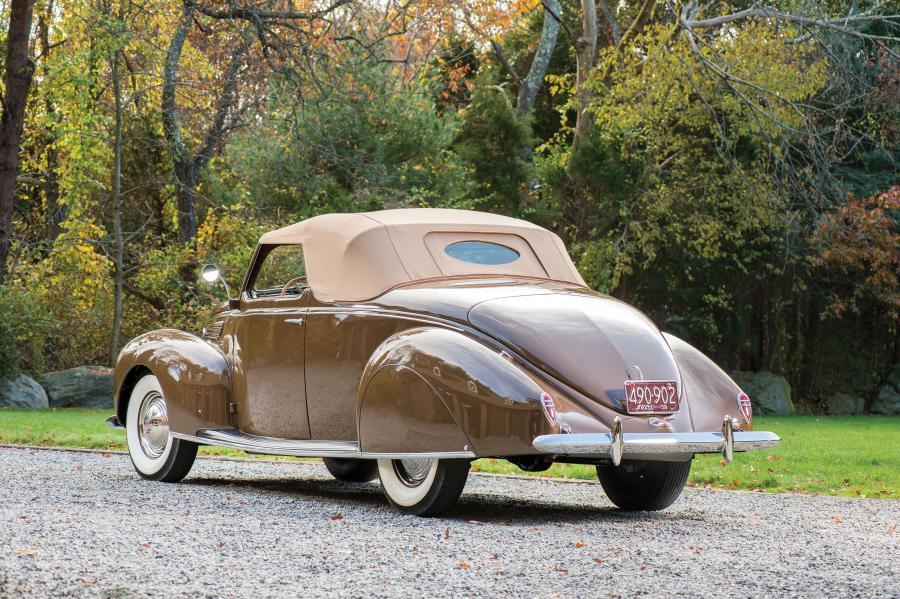  Lincoln Zephyr Convertible Coupe (86H-760(B)) 1938 года  (фото 33 из 36)